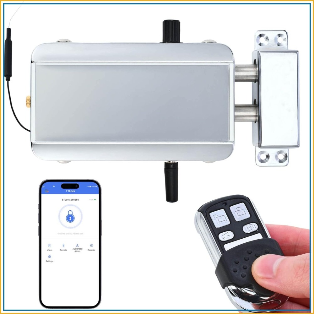 Smart Home Security - Smart Hidden Deadbolt Lock with Remote