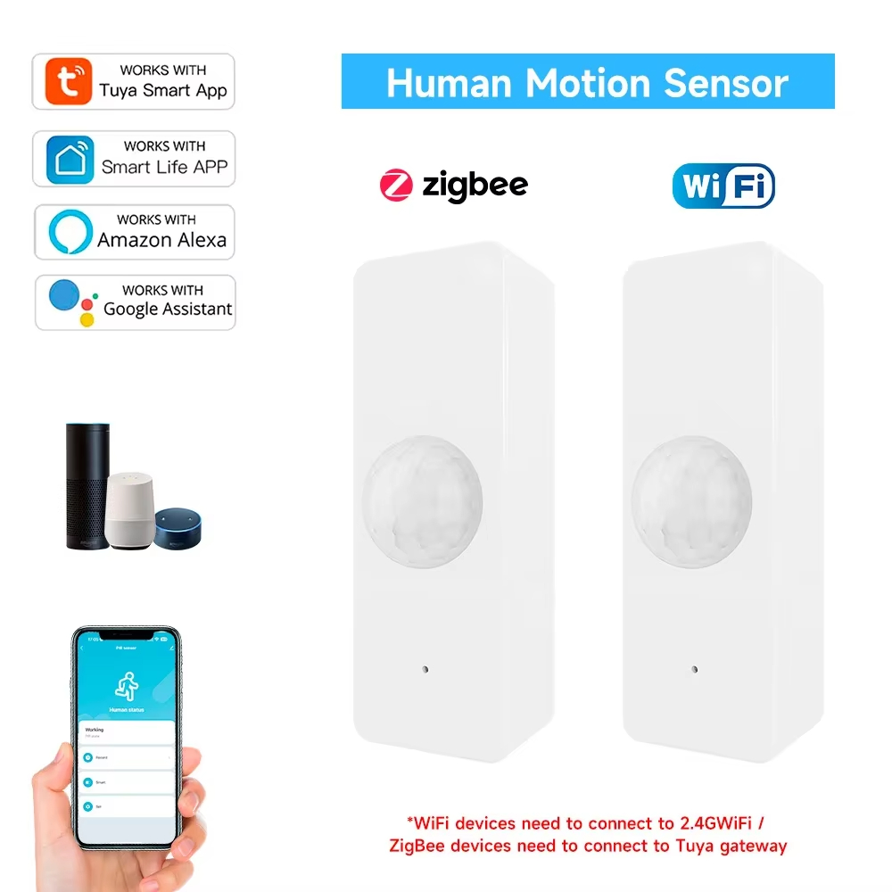Smart Home Web - Tuya WiFi Zigbee PIR Motion Sensor