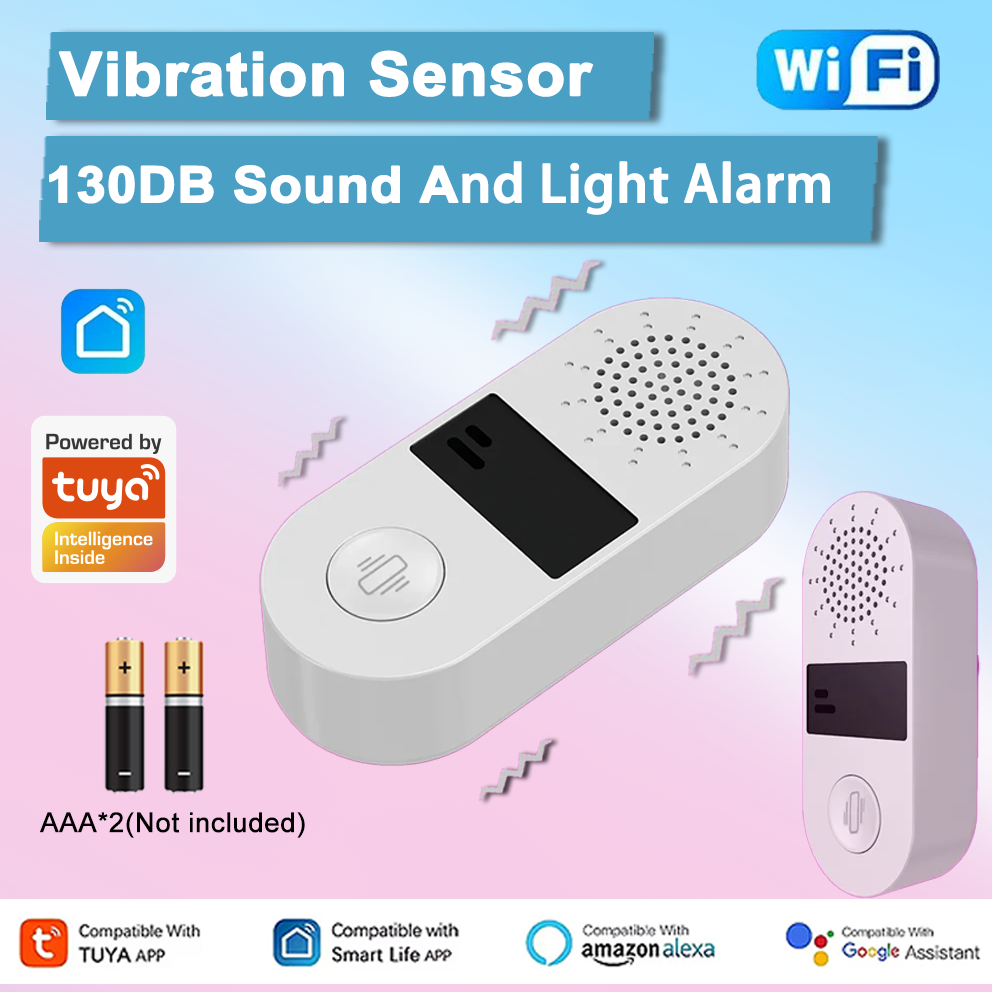 Smart Home Web - Tuya WiFi Vibration Sensor - 130DB
