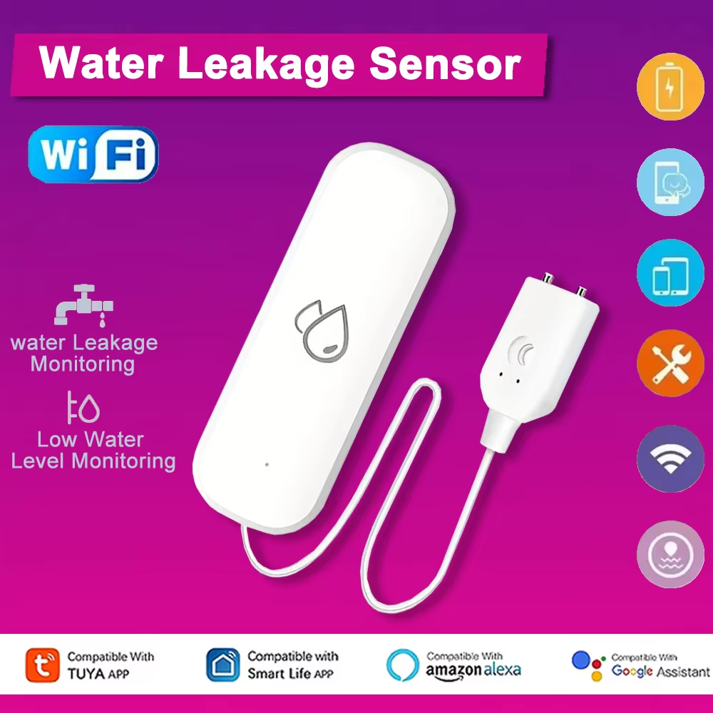 Smart Home Web - Tuya WiFi Water Leakage Alarm Sensor