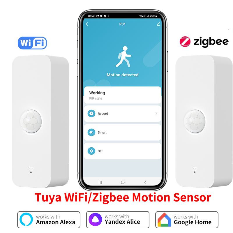 Smart Home Remote Control - Tuya WiFi Zigbee PIR Motion Sensor