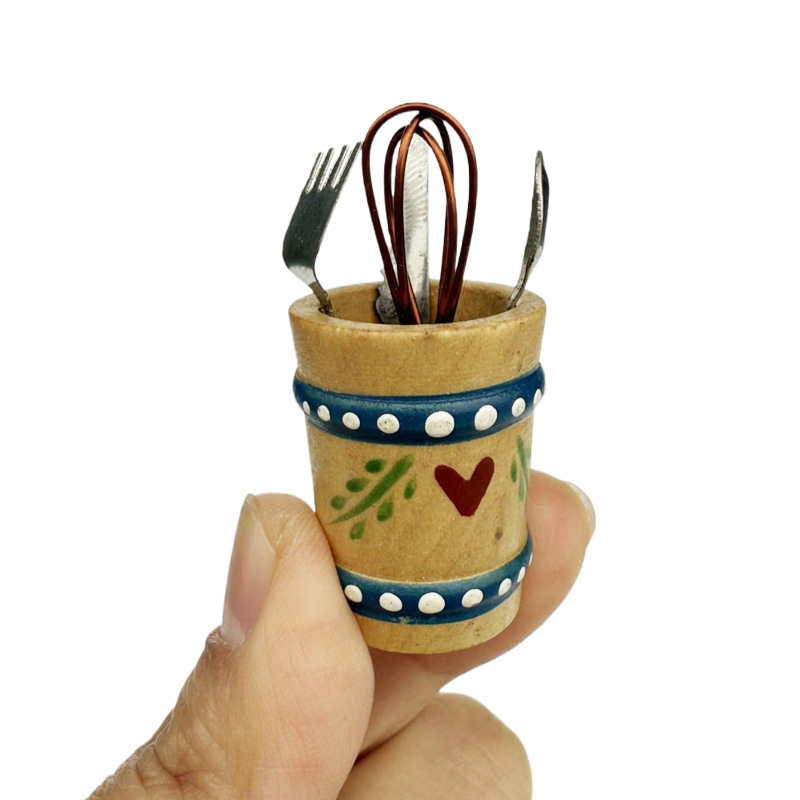 Smart Home Furniture - New 1:12 Dollhouse Miniature Kitchen Utensils