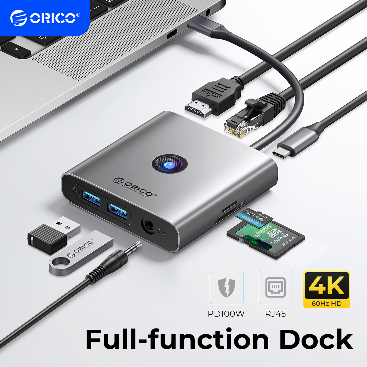 Smart Home Hub Xiaomi - ORICO USB 3.0 Adapter HUB Type
