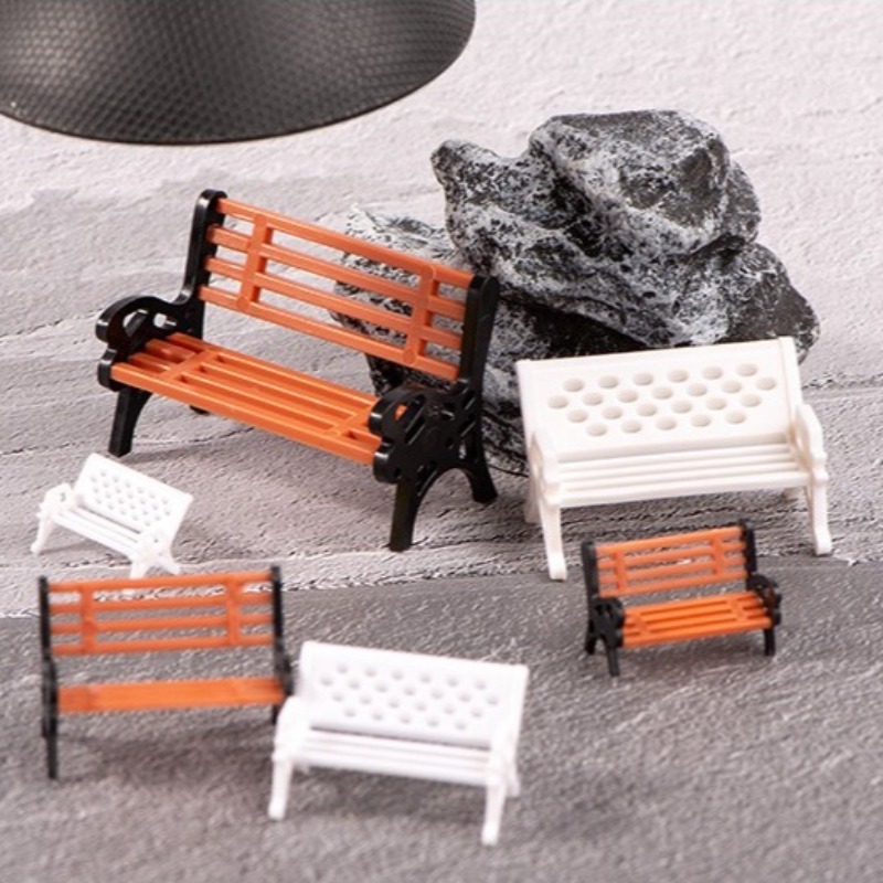 Smart Home Furniture - Mini Dollhouse Bench Park Rocking Chair