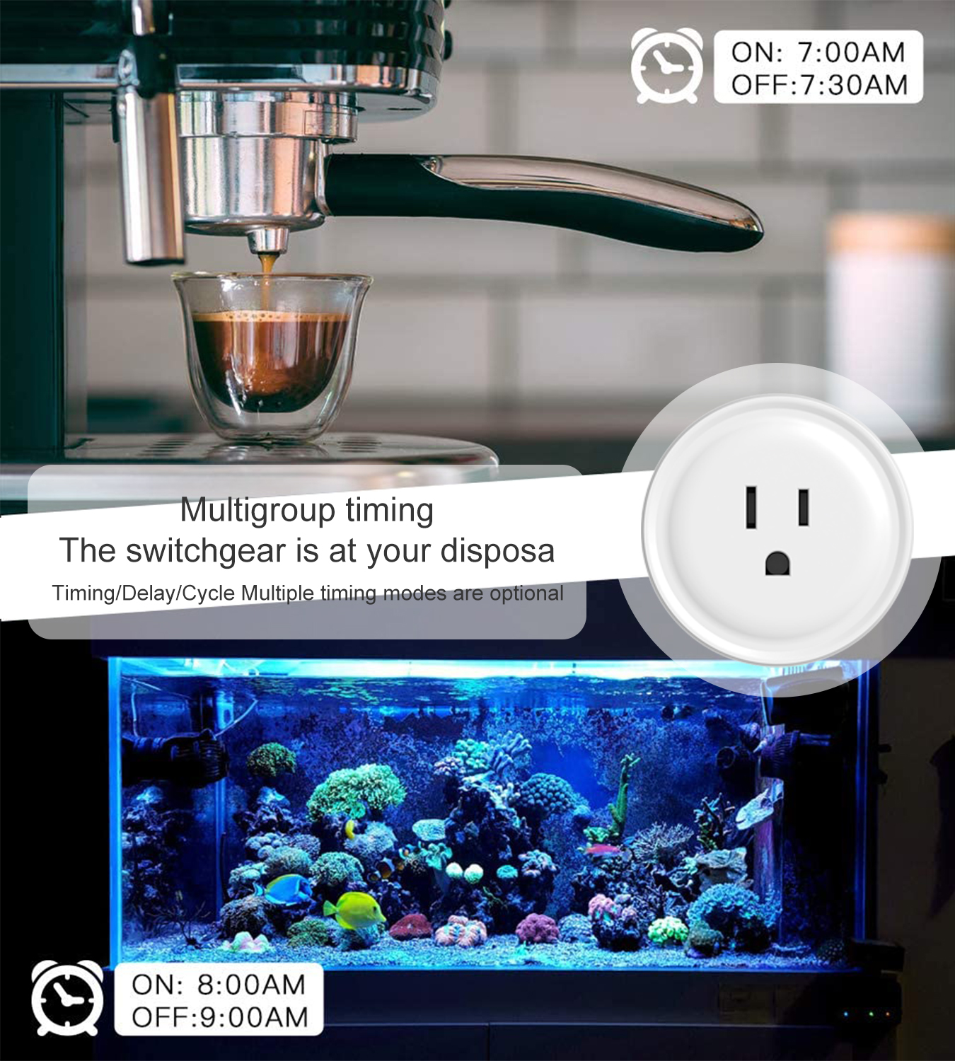 Tuya WiFi US Round 10A Smart P - Smart Home Web avis et prix