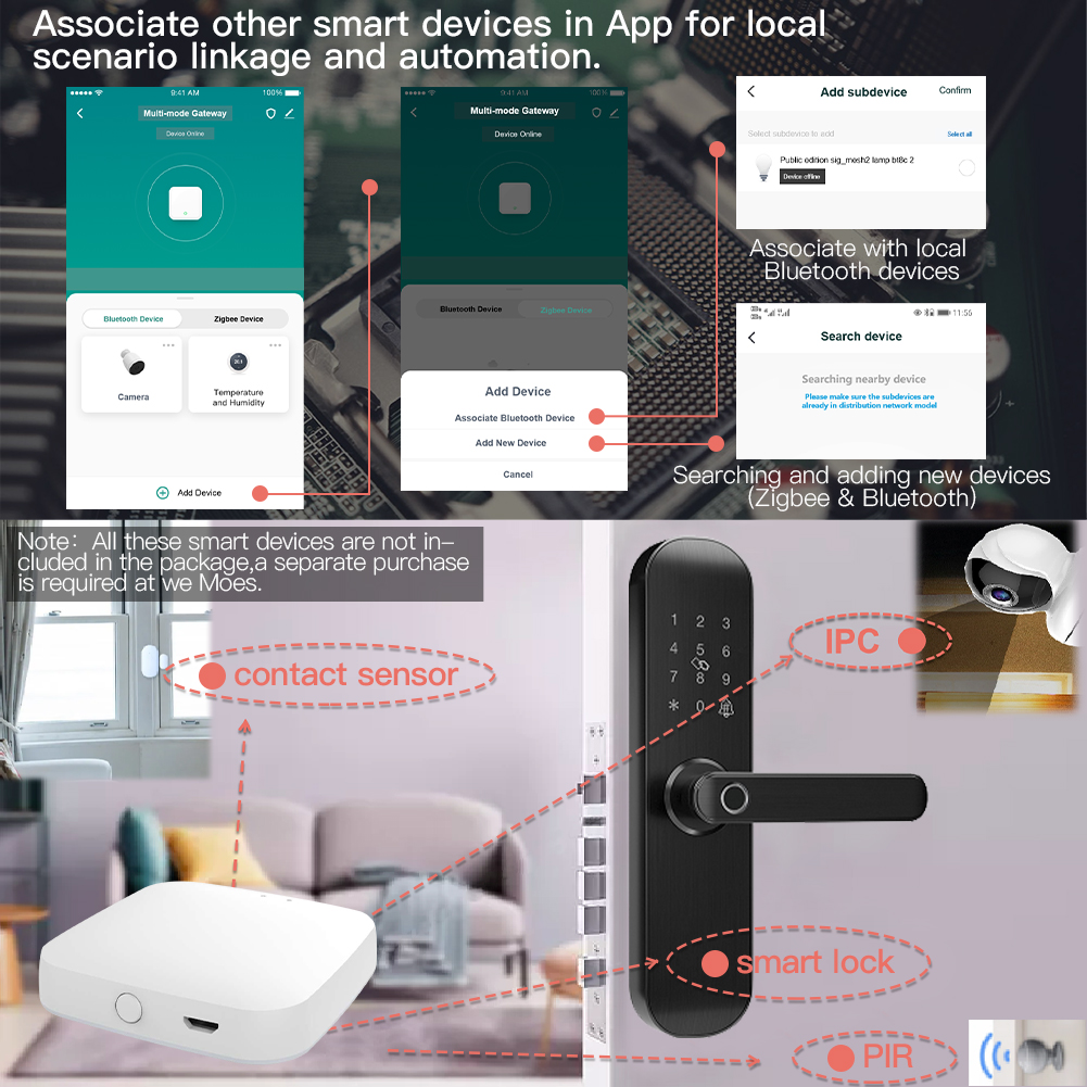 MOES Multi-mode Smart Gateway  - Smart Home Hub Matter avis et prix