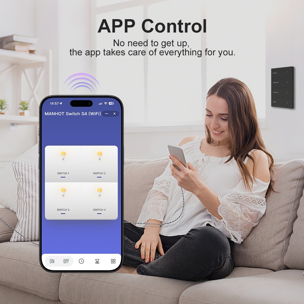 Manhot DIY Name Switch Zigbee  - Smart Home Button avis et prix