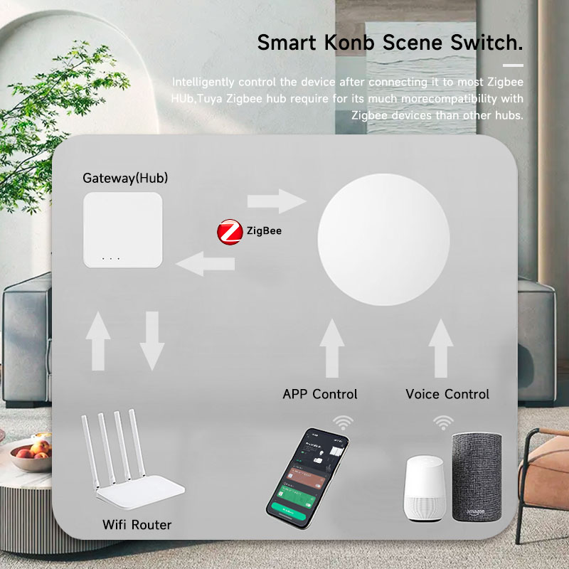 Tuya ZigBee Smart Wireless But - Smart Home Button avis et prix