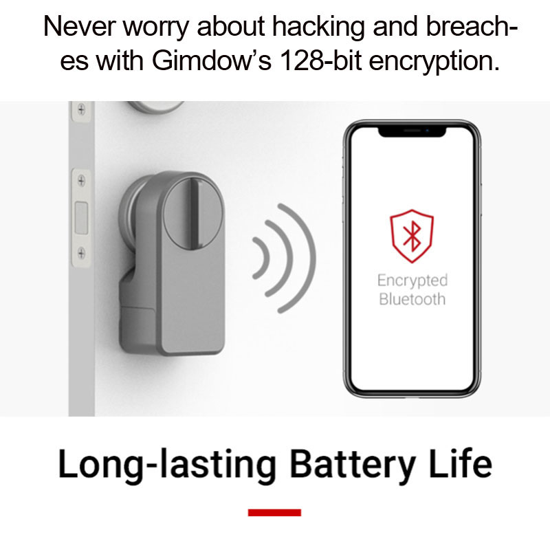 GIMDOW Bluetooth-compatible Ga - Smart Home Door Lock avis et prix