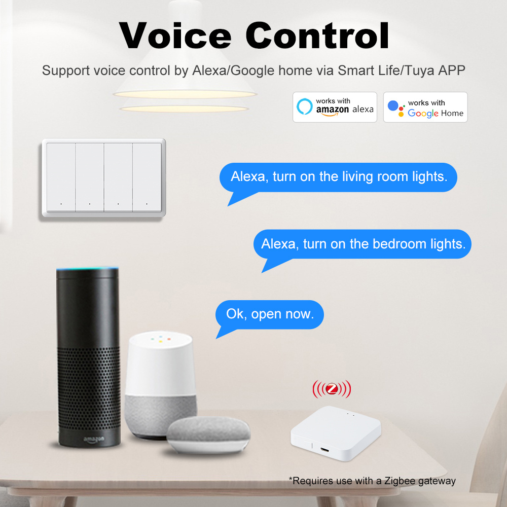 Manhot Smart zigbee Switch No  - Smart Home Button avis et prix