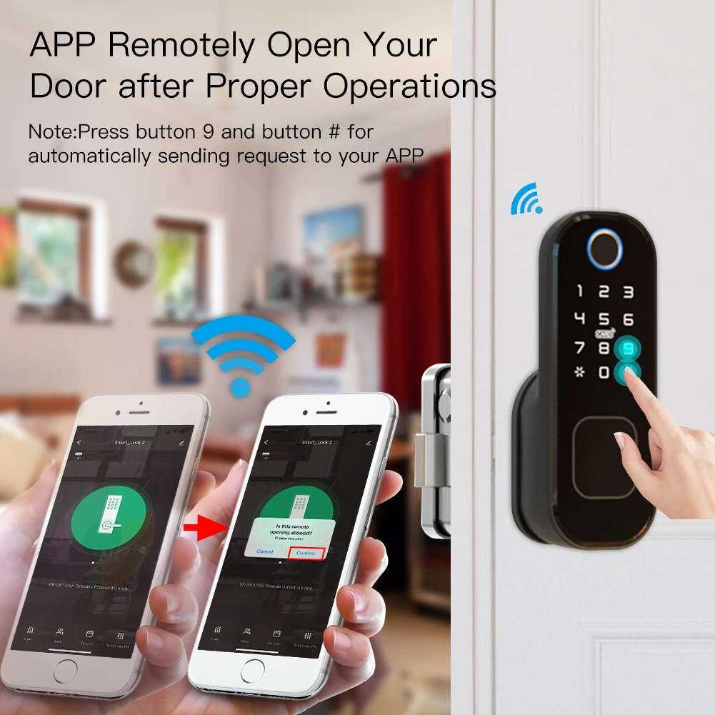 MOES WiFi Tuya Smart Lock Door - Smart Home Door Lock avis et prix