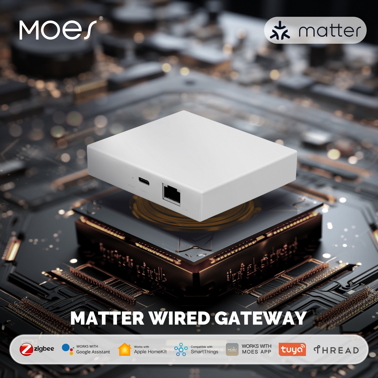 MOES Tuya Zigbee Matter Thread - Smart Home Hub Matter avis et prix