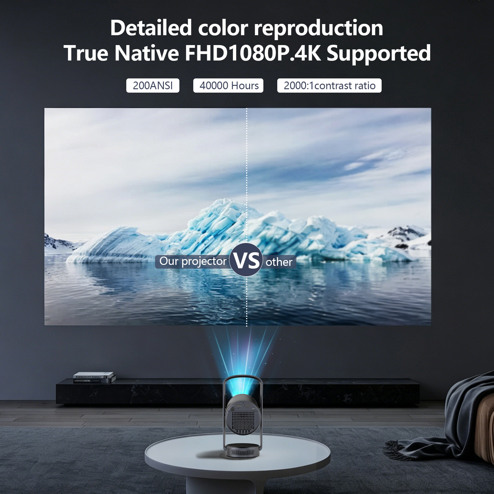 2026 New Smart Portable Projec - Smart Home X10 avis et prix
