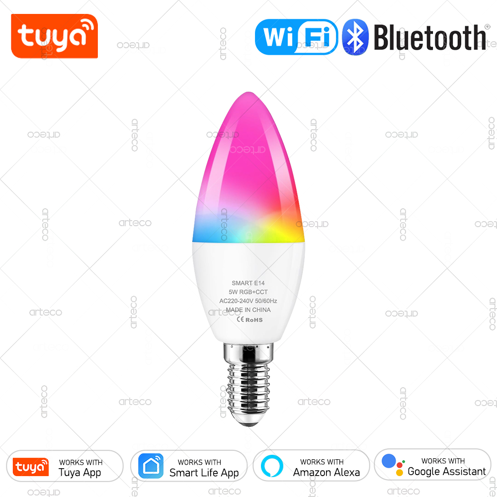 Tuya E14 Candle Lamp Smart Lif - Smart Home Furniture avis et prix