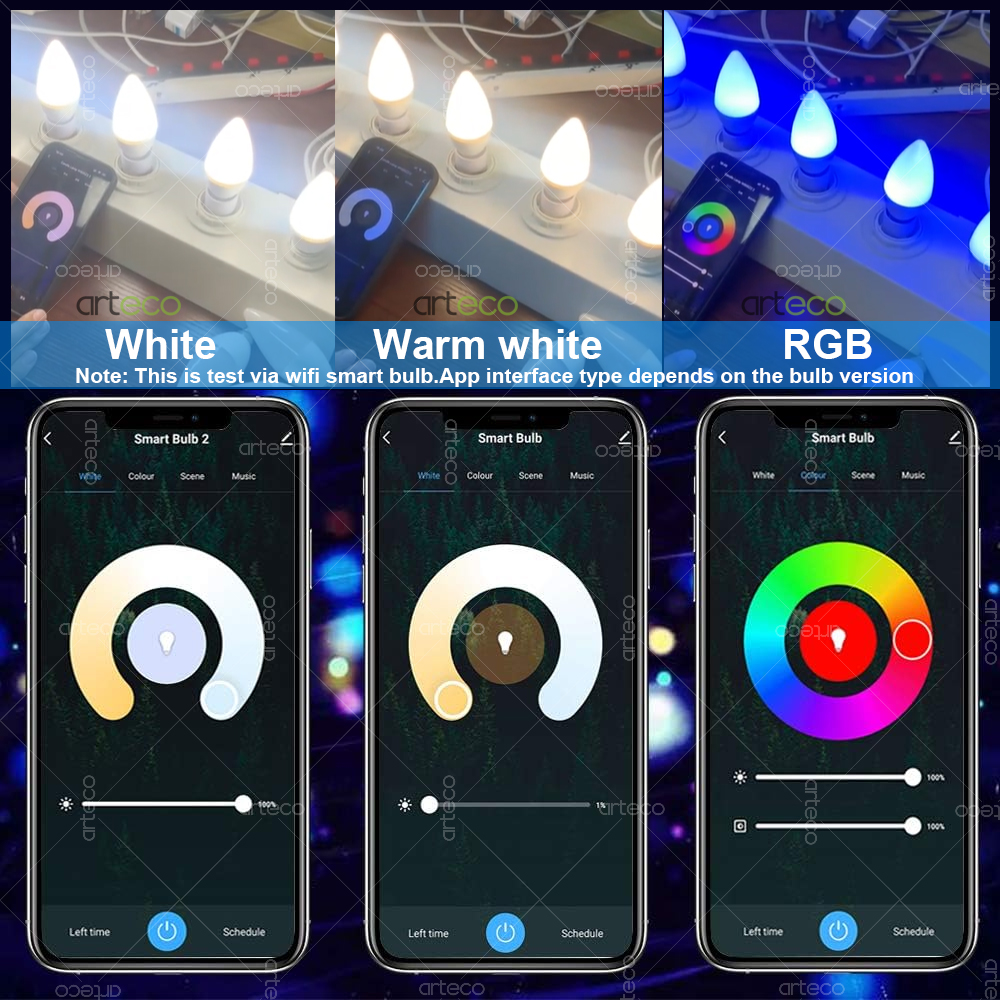 Tuya E14 Candle Lamp Smart Lif - Smart Home Furniture avis et prix