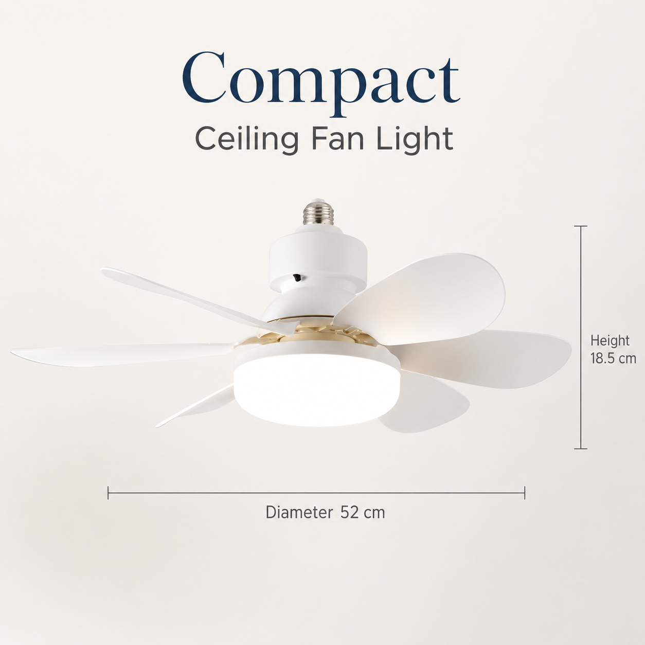E27 base household silent ceil - Smart Ceiling Fan avis et prix