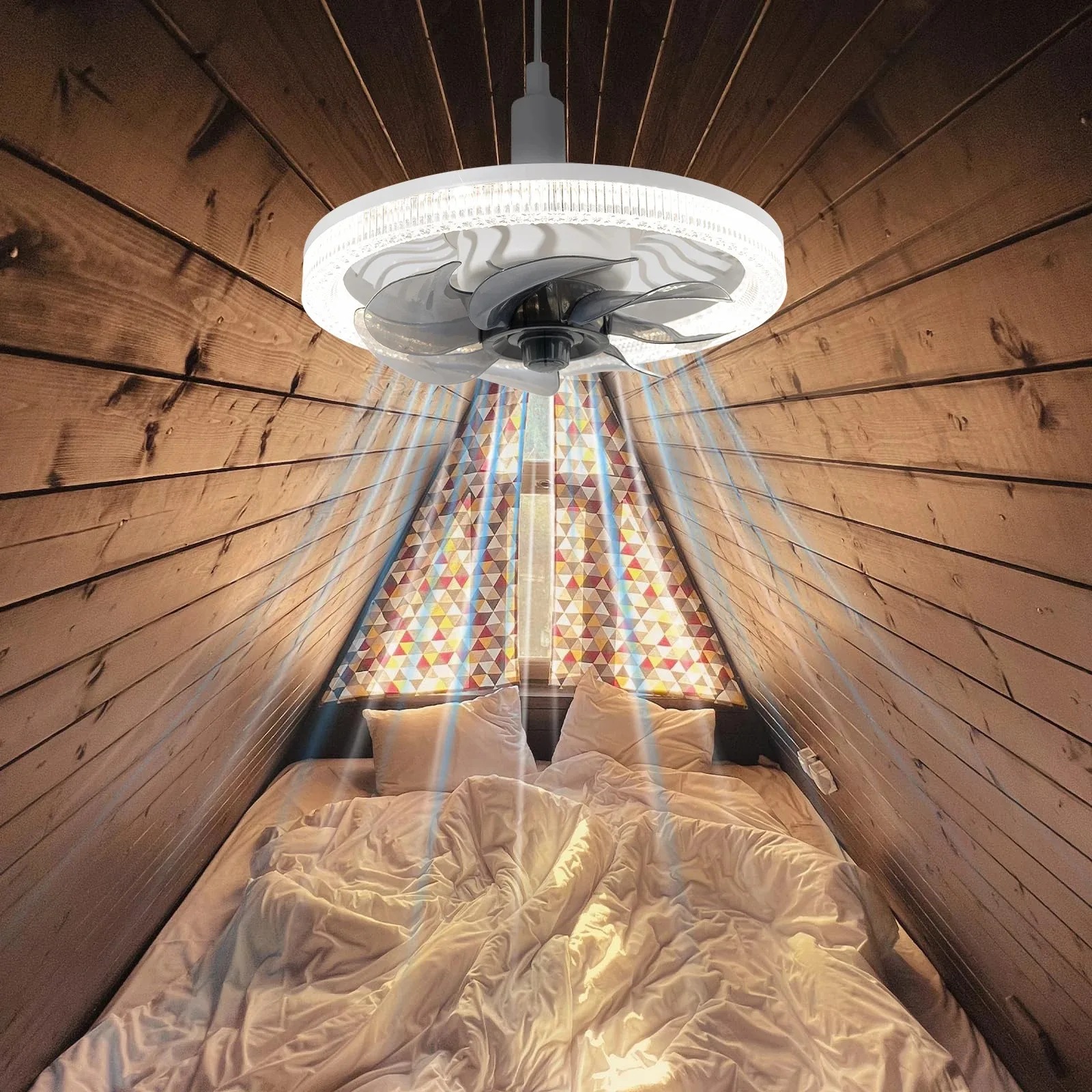 Smart LED Ceiling Fan Light wi - Smart Ceiling Fan avis et prix