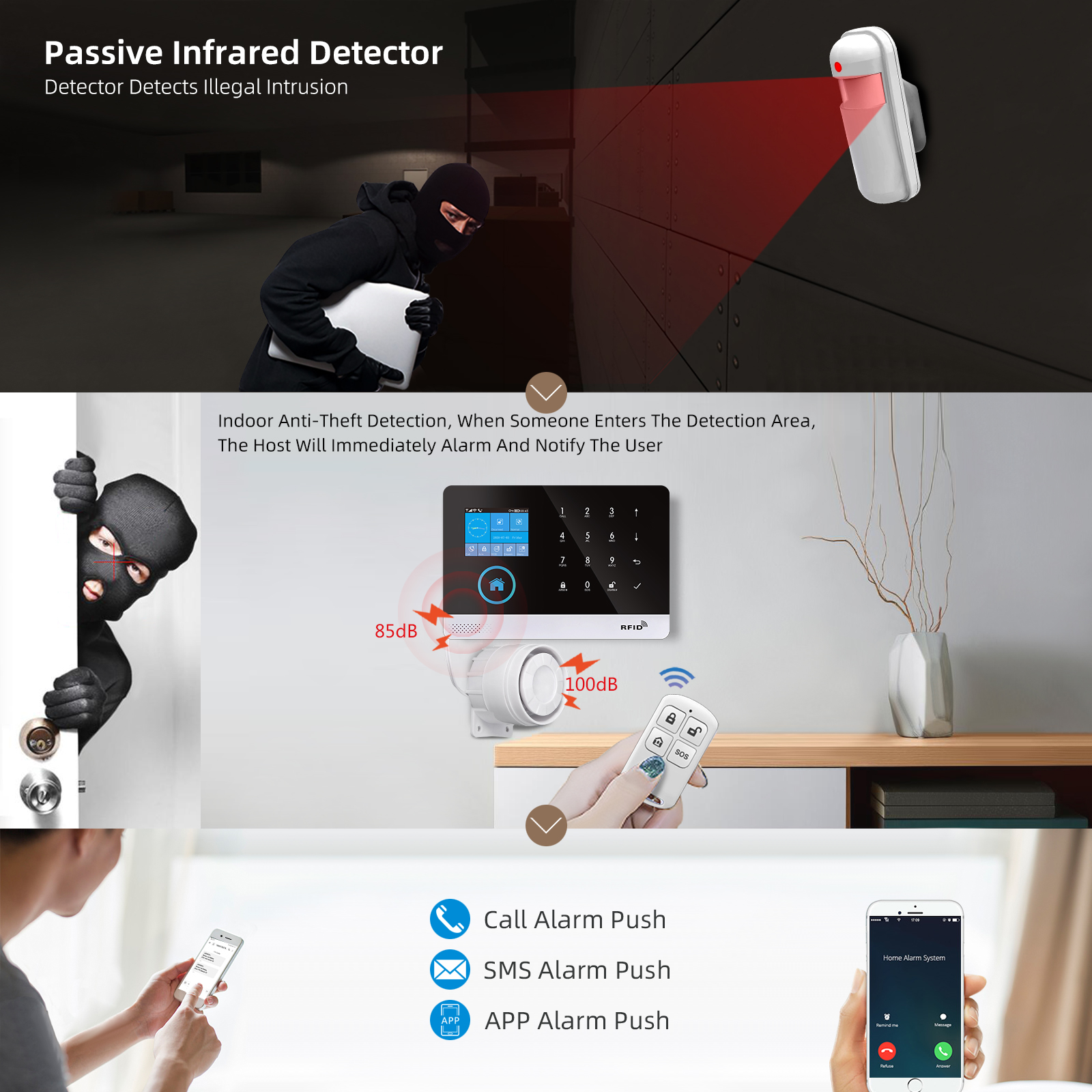 PGST ZigBee Tuya 433MHz Smart  - Smart Home Wiser avis et prix