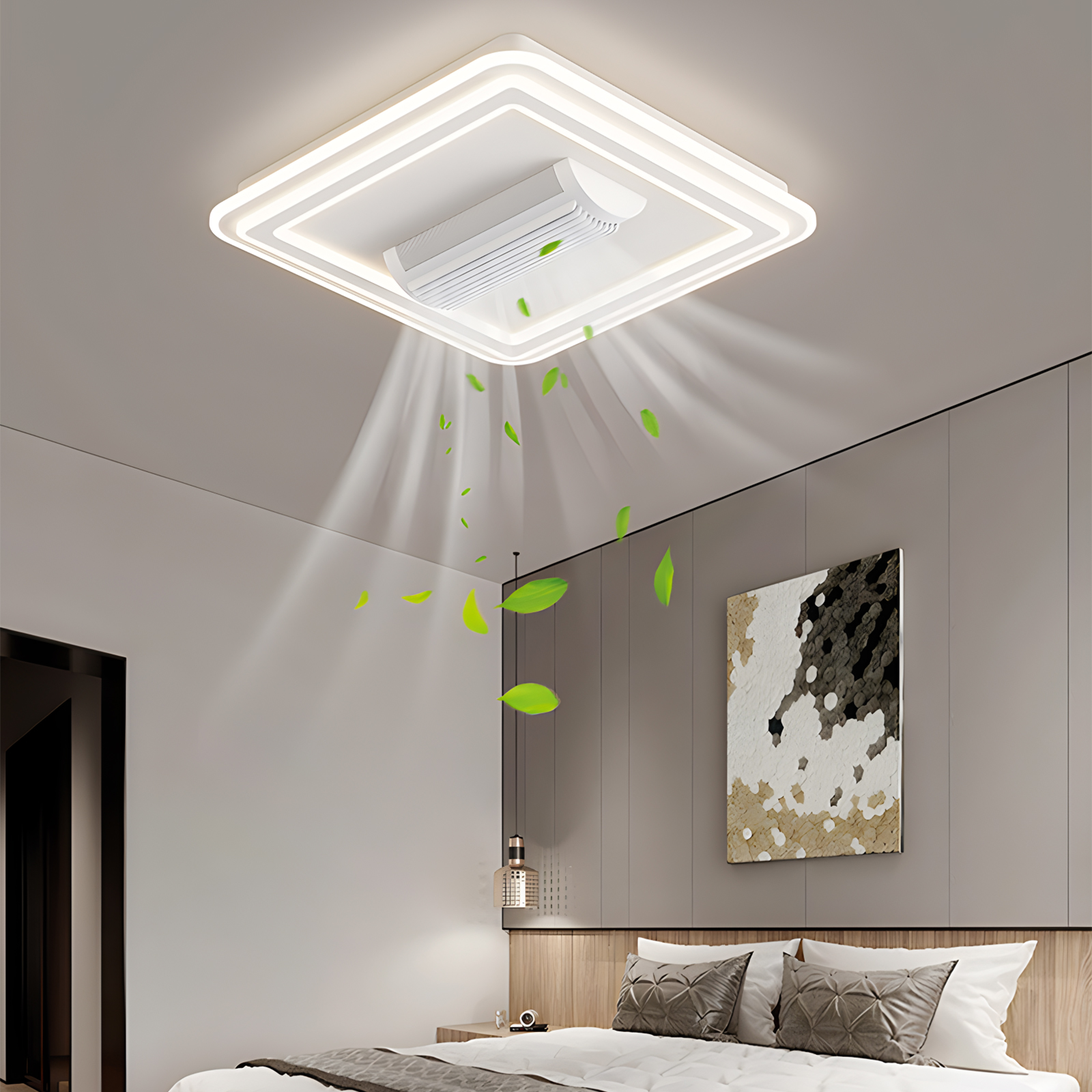 Modern Ceiling Fan with Light  - Smart Ceiling Fan avis et prix