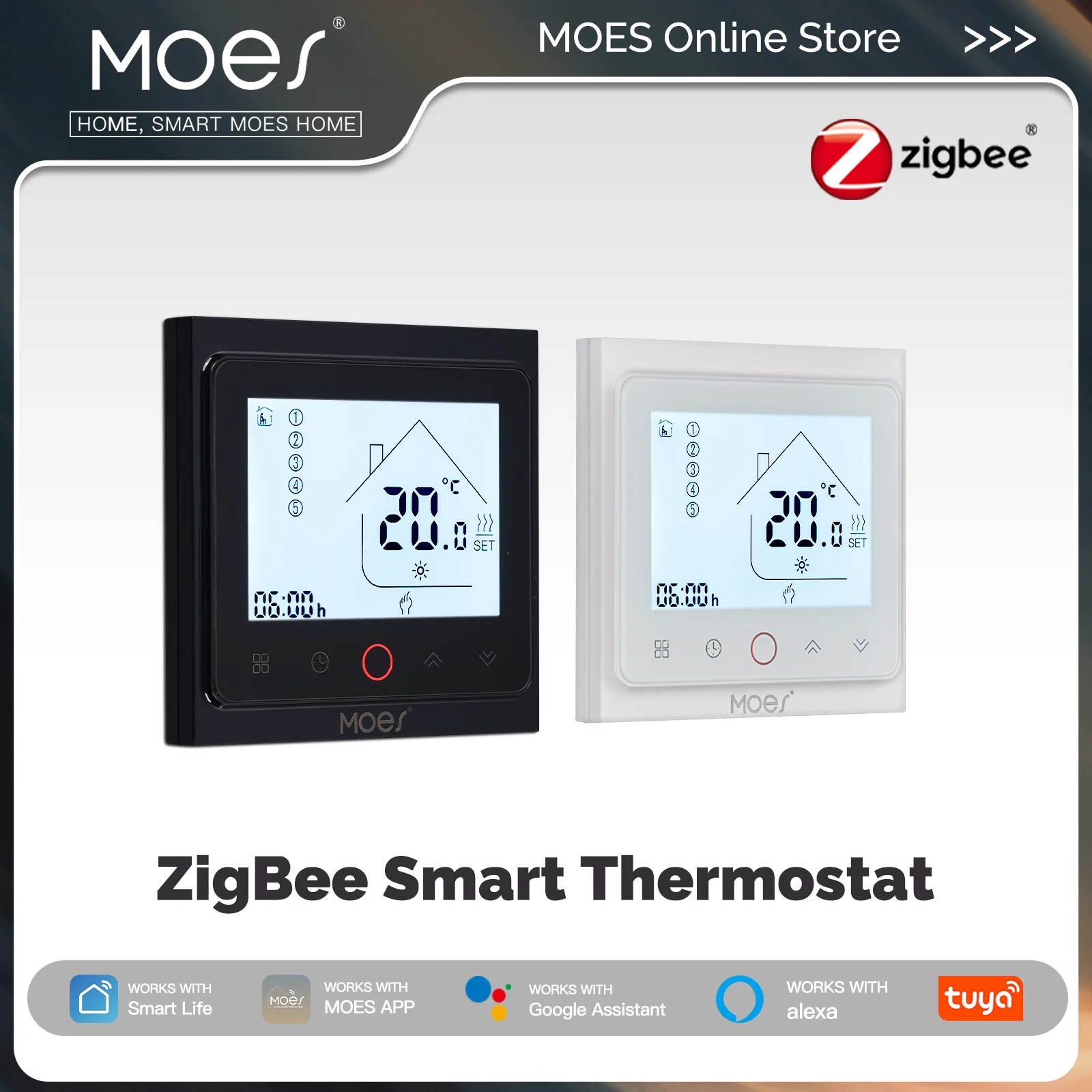 MOES Tuya ZigBee Smart Thermos - Smart Home Furniture avis et prix