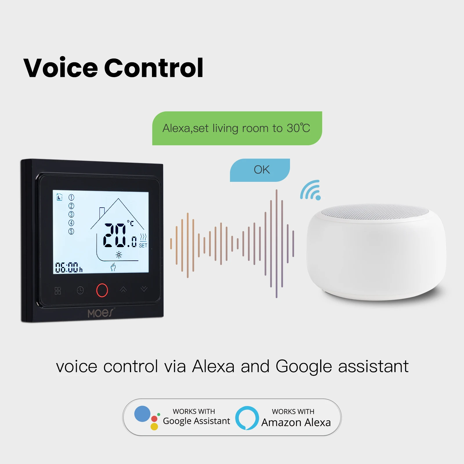 MOES Tuya ZigBee Smart Thermos - Smart Home Furniture avis et prix