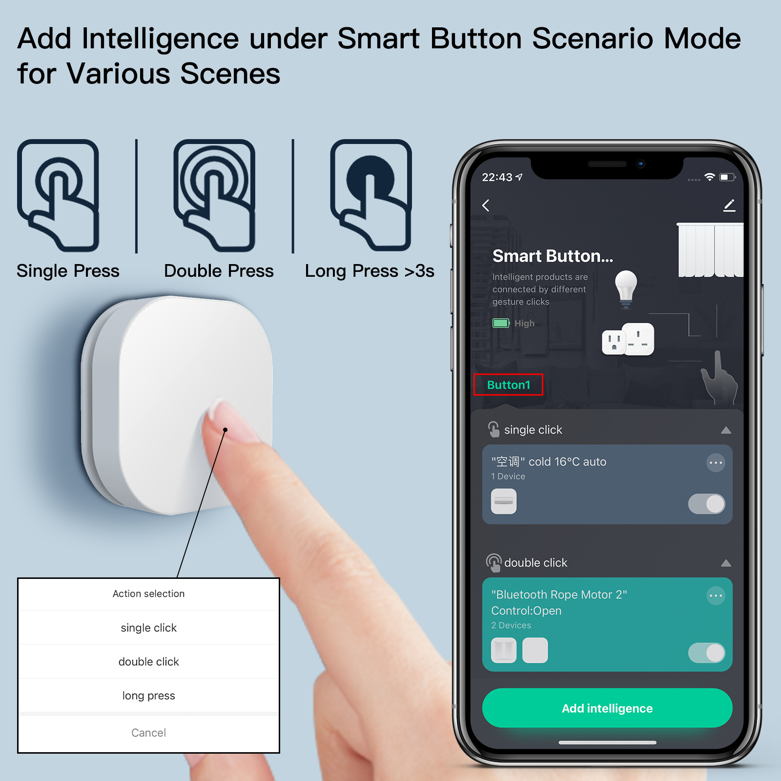 Mini Wireless Switch ZigBee eW - Smart Home Hub Xiaomi avis et prix