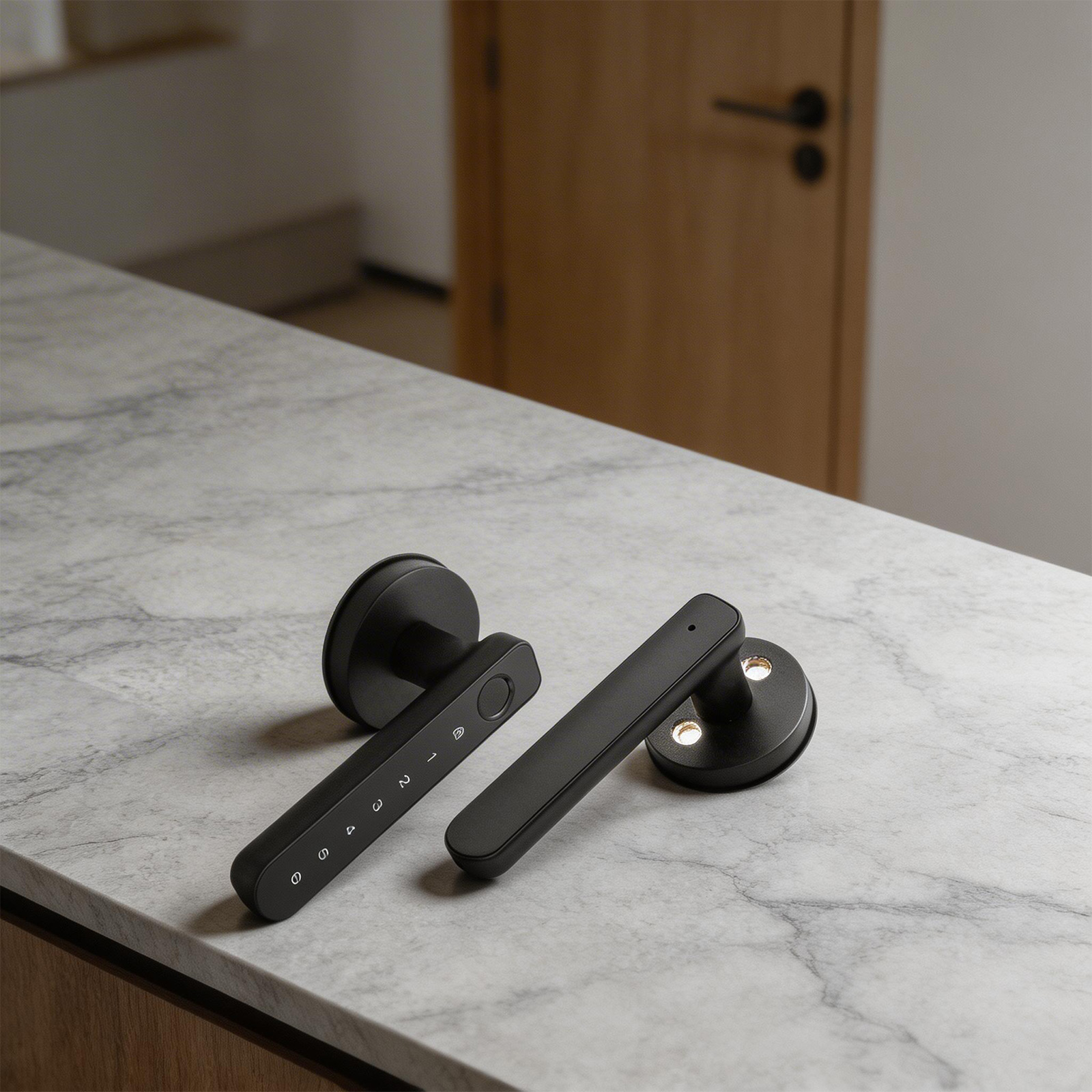Smart Handle Lock with Fingerp - Smart Home Door Lock avis et prix