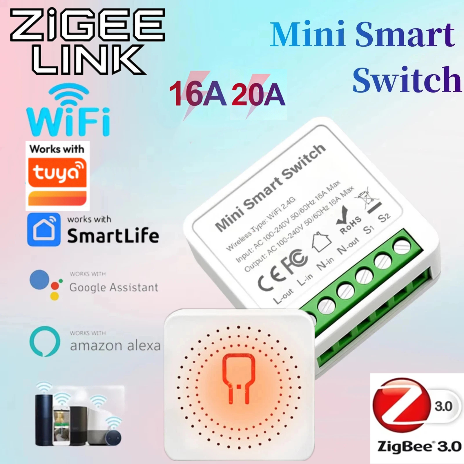 For Tuya Mini Smart WiFi Switc - Smart Home Button avis et prix