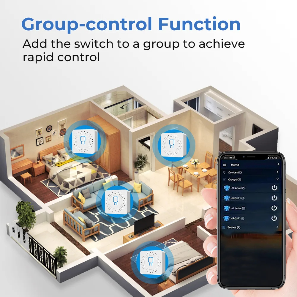 For Tuya Mini Smart WiFi Switc - Smart Home Button avis et prix