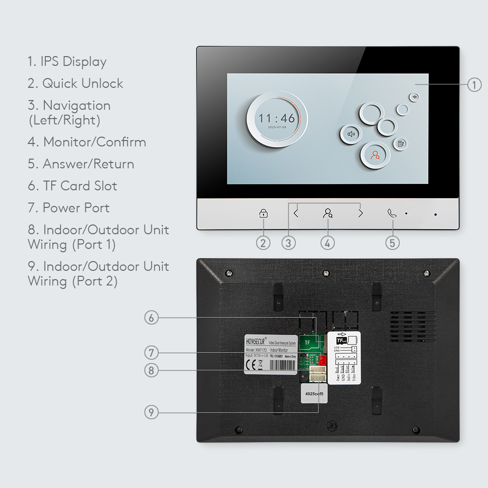 Tuya Smart WIFI Indoor Monitor - Smart Home Web avis et prix