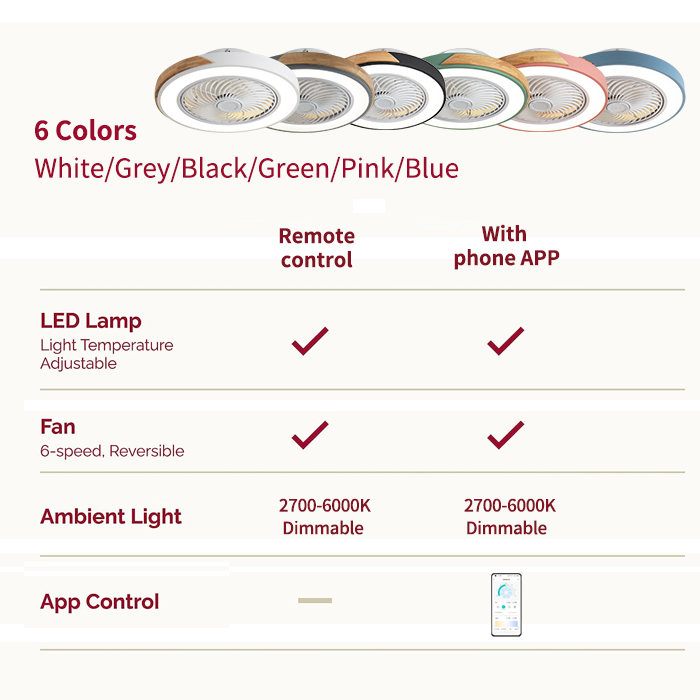 Bedroom ceiling fan light, int - Smart Ceiling Fan avis et prix