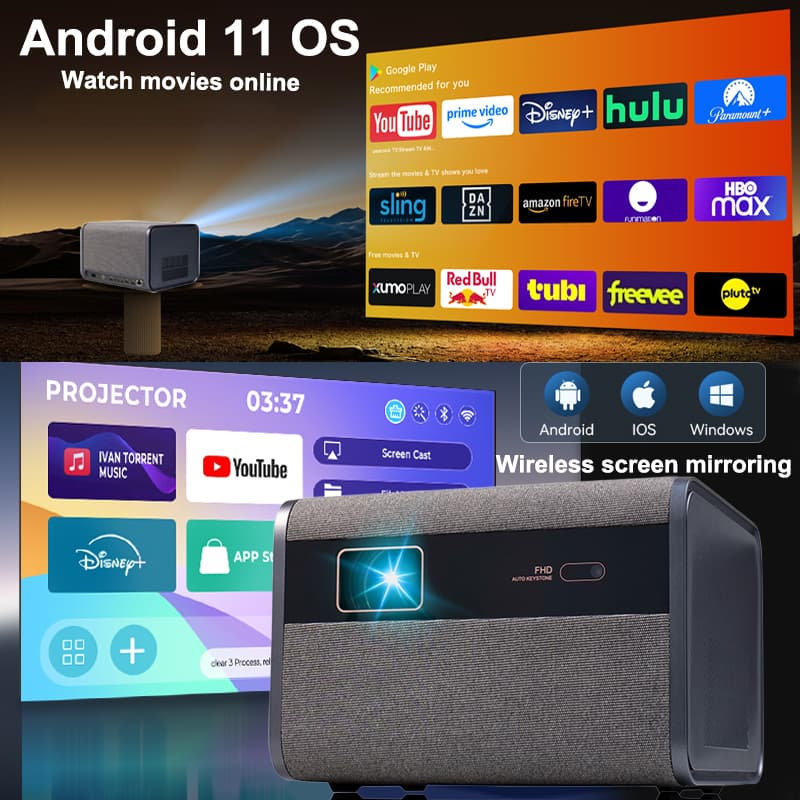 Huaweishi-J10 LED Projector, 1 - Smart Home X10 avis et prix