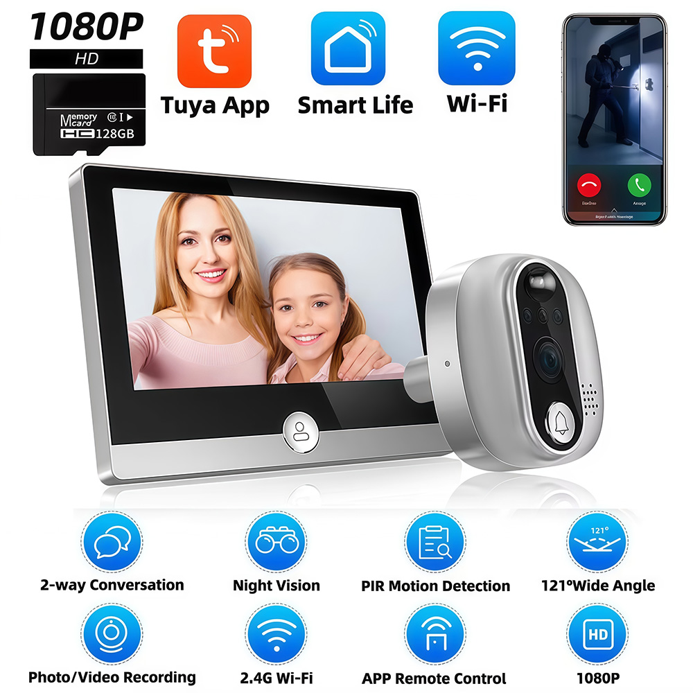 Tuya 1080P WiFi Door Bell Came - Smart Home Wiser avis et prix