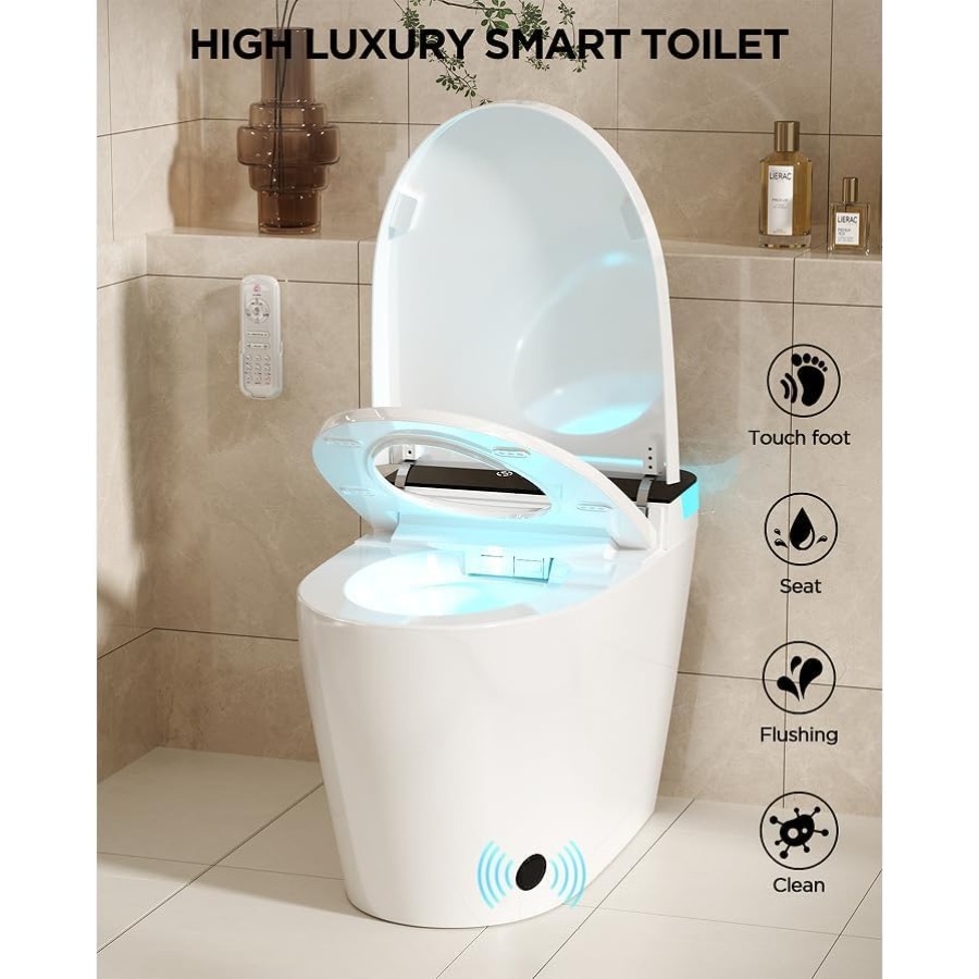 Bathroom smart toilet with hea - Smart Home Remote Control avis et prix