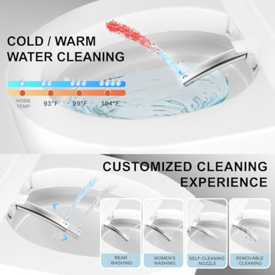 Bathroom smart toilet with hea - Smart Home Remote Control avis et prix