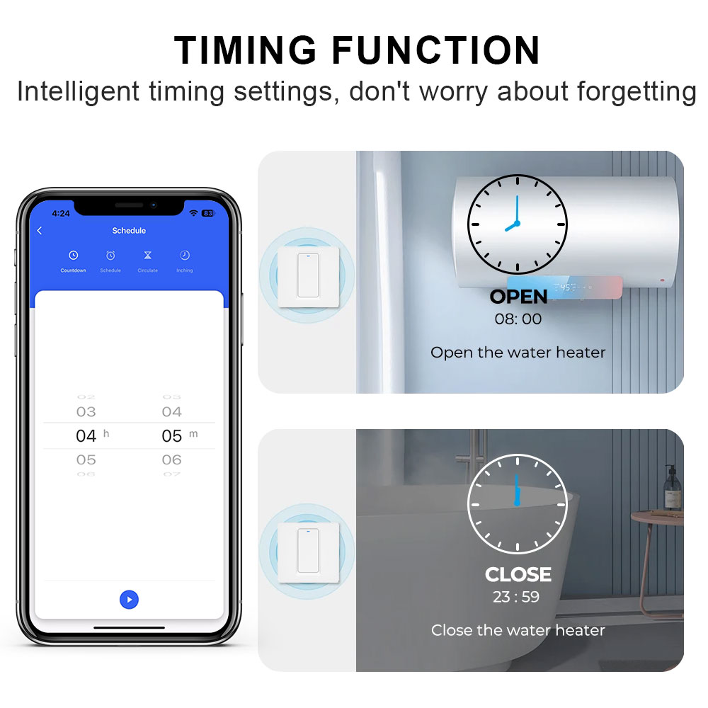Smart Water Heater Switch/WiFi - Smart Home Web avis et prix
