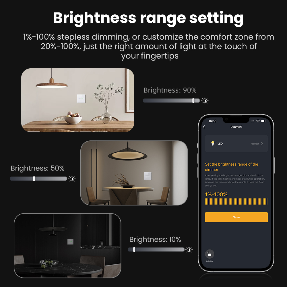 AVATTO WiFi 1/2 Gang Smart Dim - Smart Home Web avis et prix