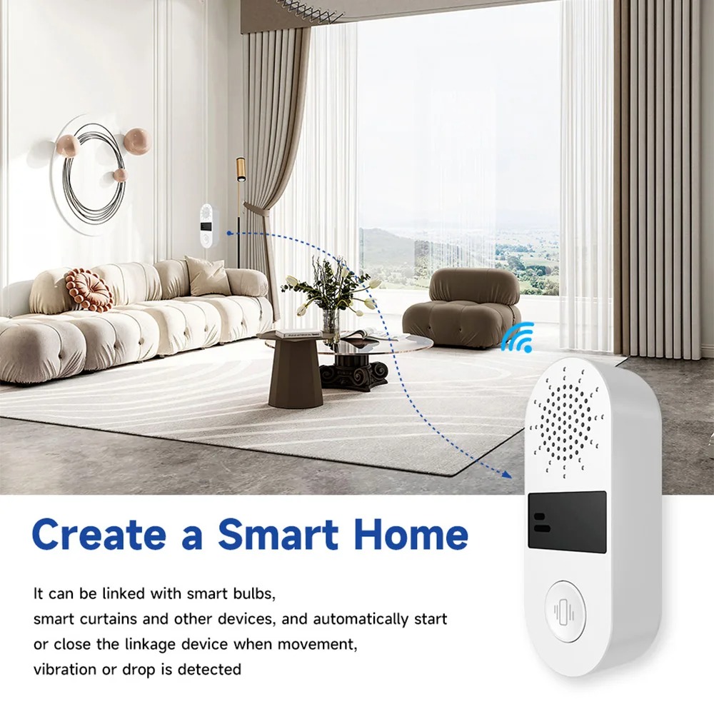 Tuya WiFi Vibration Sensor - 1 - Smart Home Web avis et prix