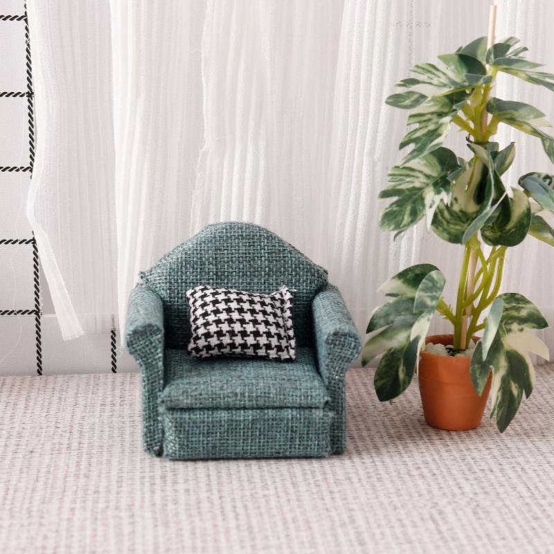 1/12 Dollhouse Mini Flax Sofa  - Smart Home Furniture avis et prix