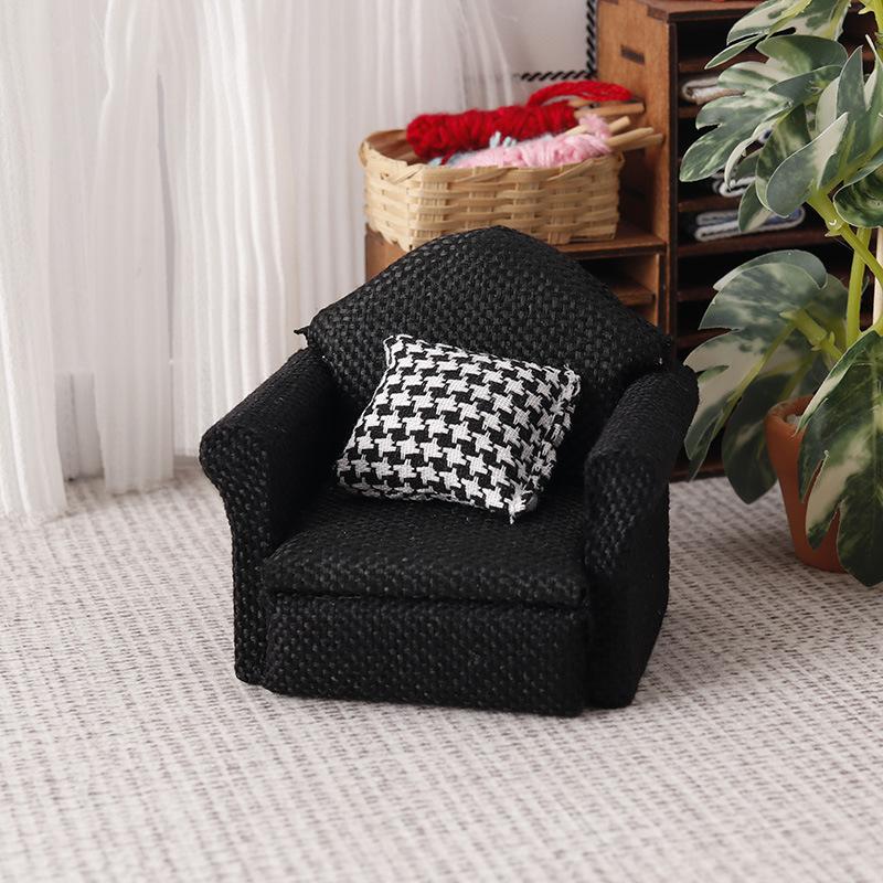 1/12 Dollhouse Mini Flax Sofa  - Smart Home Furniture avis et prix