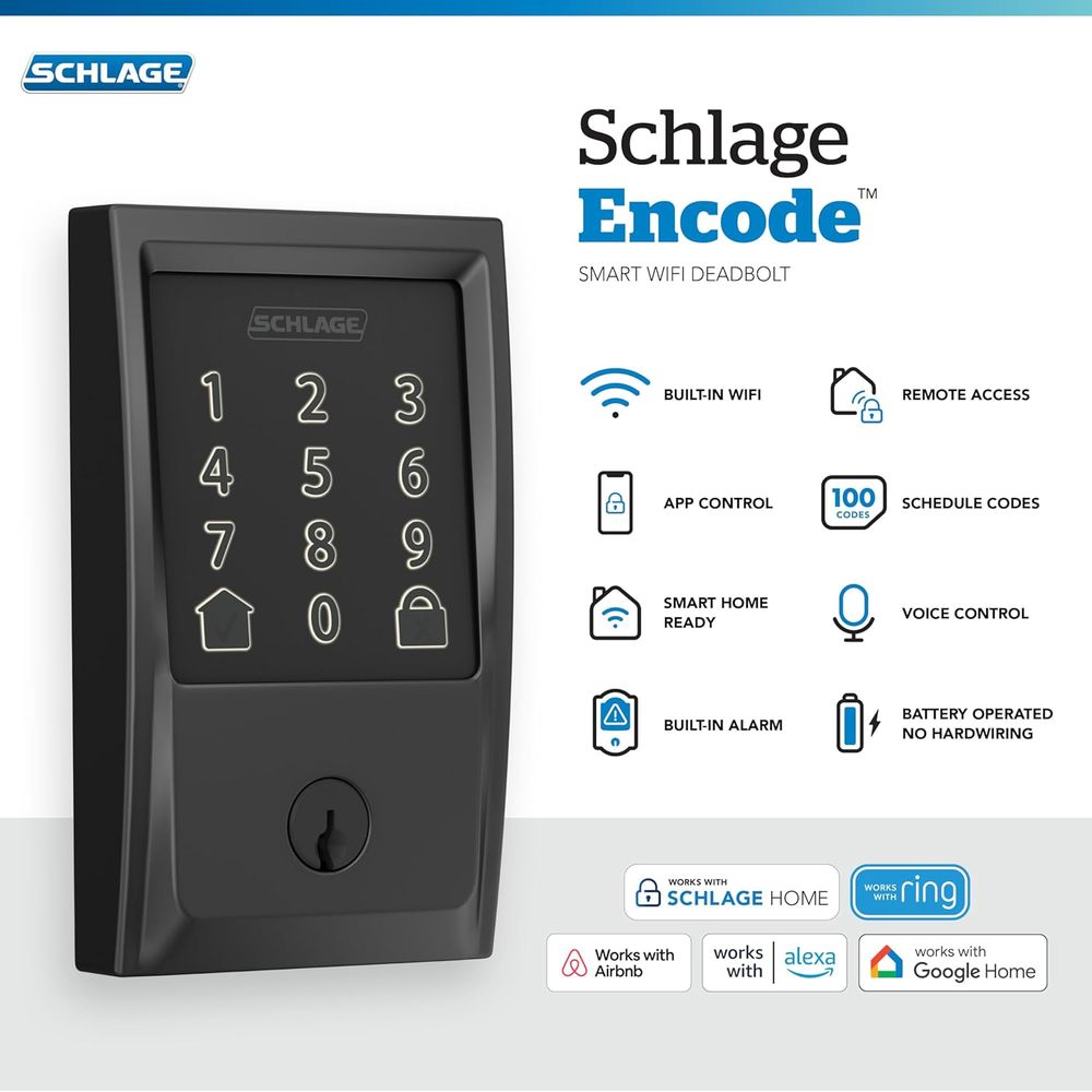 Encode Smart Wi-i Deadbolt Loc - Smart Home Door Lock avis et prix