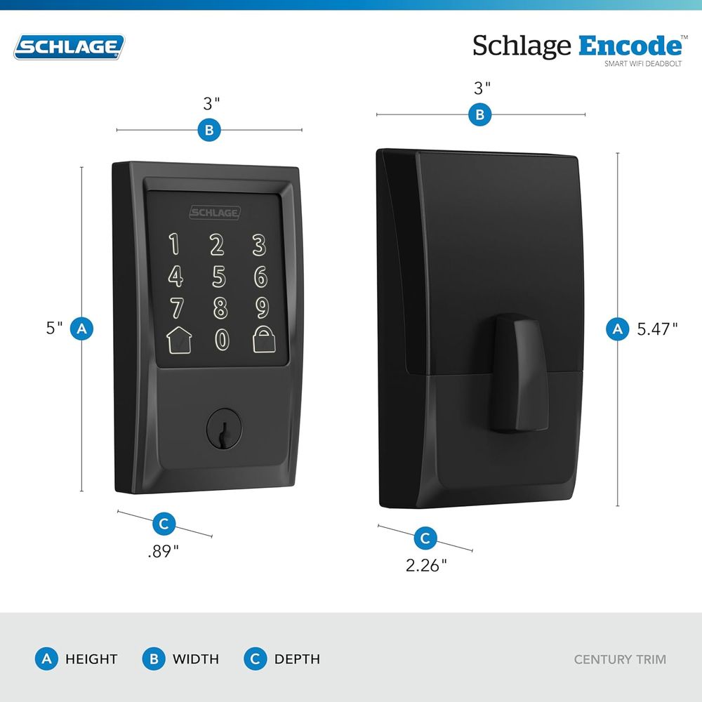 Encode Smart Wi-i Deadbolt Loc - Smart Home Door Lock avis et prix