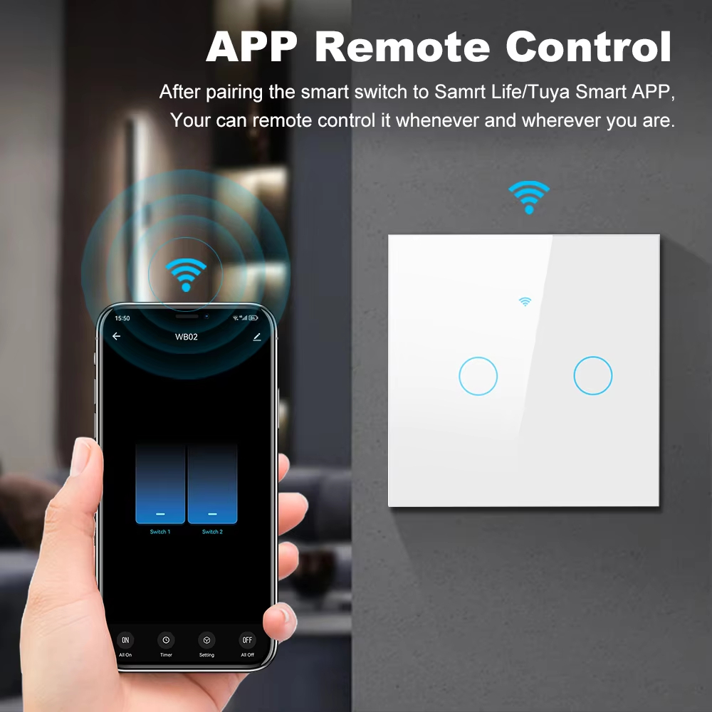 1 2 3 4 Gang WiFi RF 433mhz To - Smart Home Button avis et prix