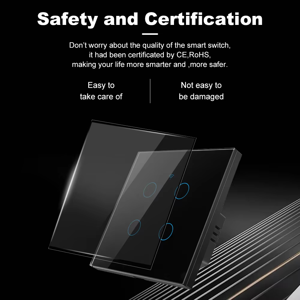 1 2 3 4 Gang WiFi RF 433mhz To - Smart Home Button avis et prix