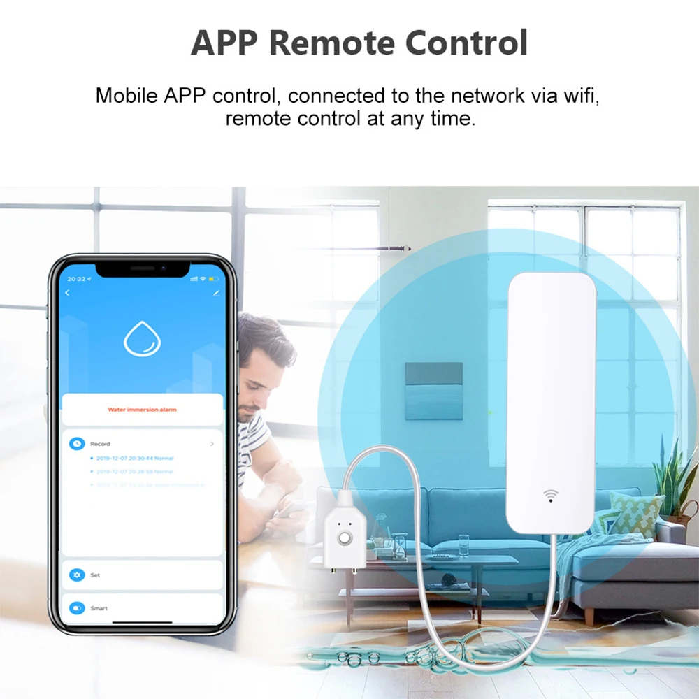 Tuya WiFi Zigbee Water Sensor  - Smart Home Web avis et prix