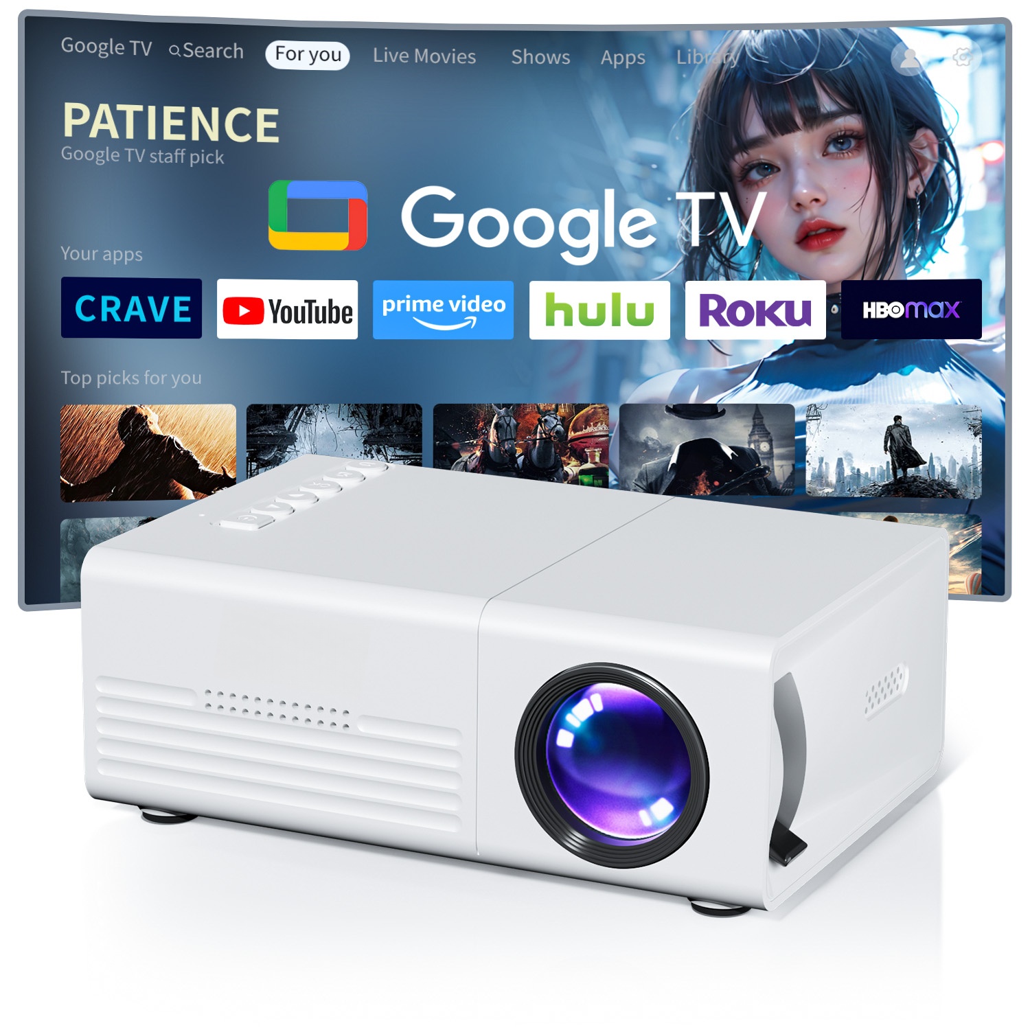 Mini Projector TFT LCD Wifi Bl - Smart Home X10 avis et prix