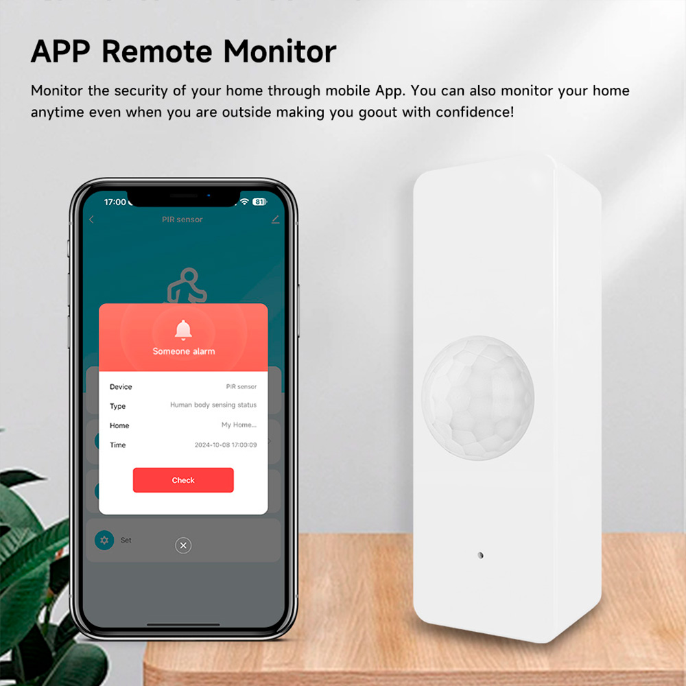 WiFi Smart PIR Motion Sensor T - Smart Home Web avis et prix