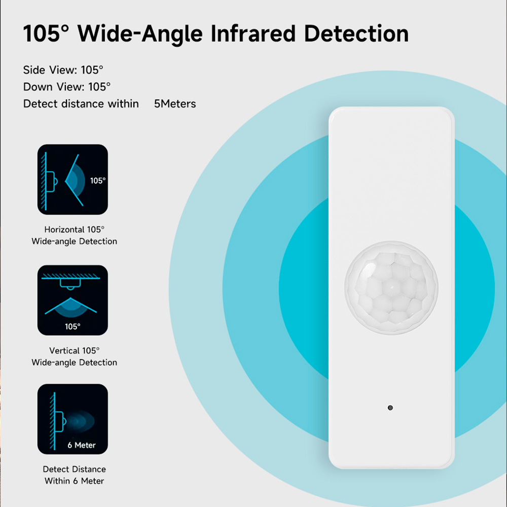 WiFi Smart PIR Motion Sensor T - Smart Home Web avis et prix