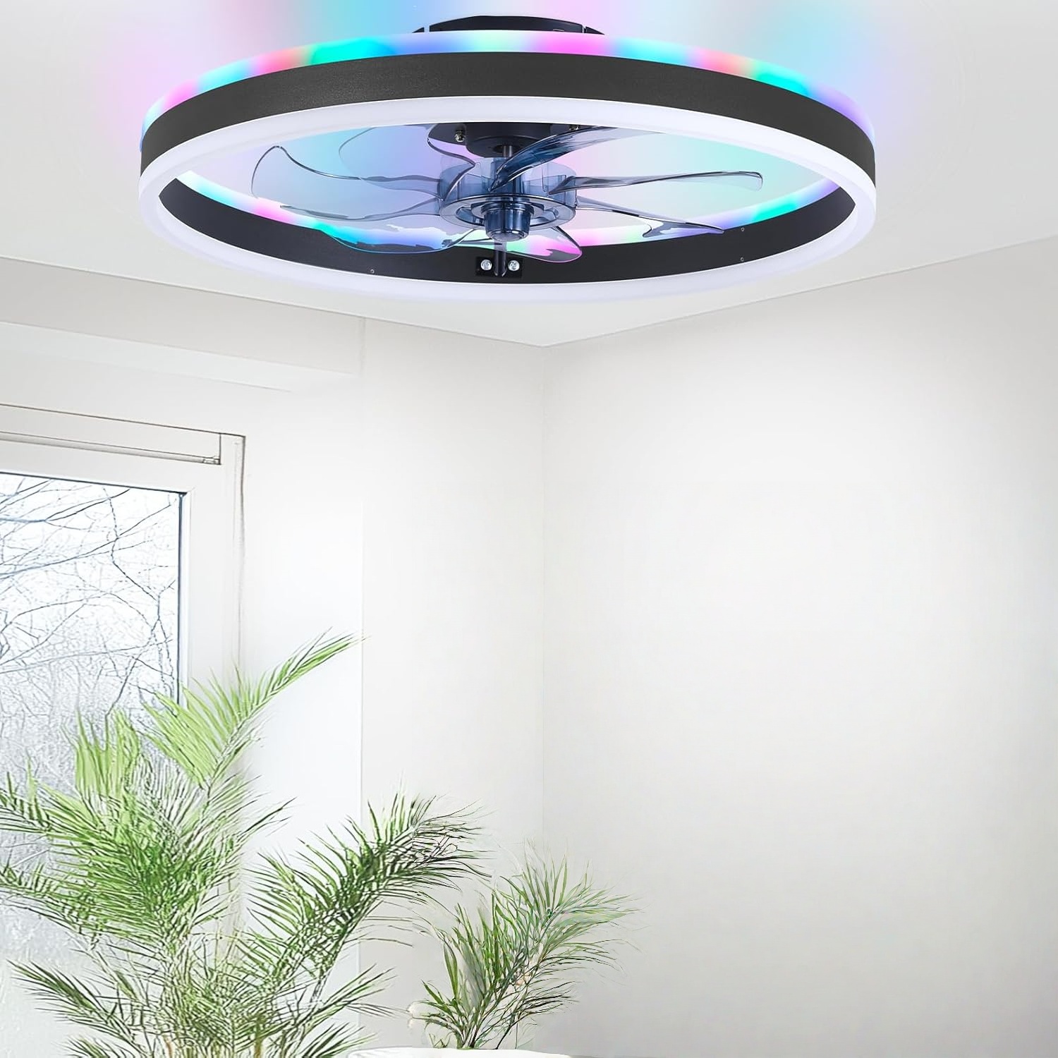 RGB Smart Ceiling Fan Light 6- - Smart Ceiling Fan avis et prix