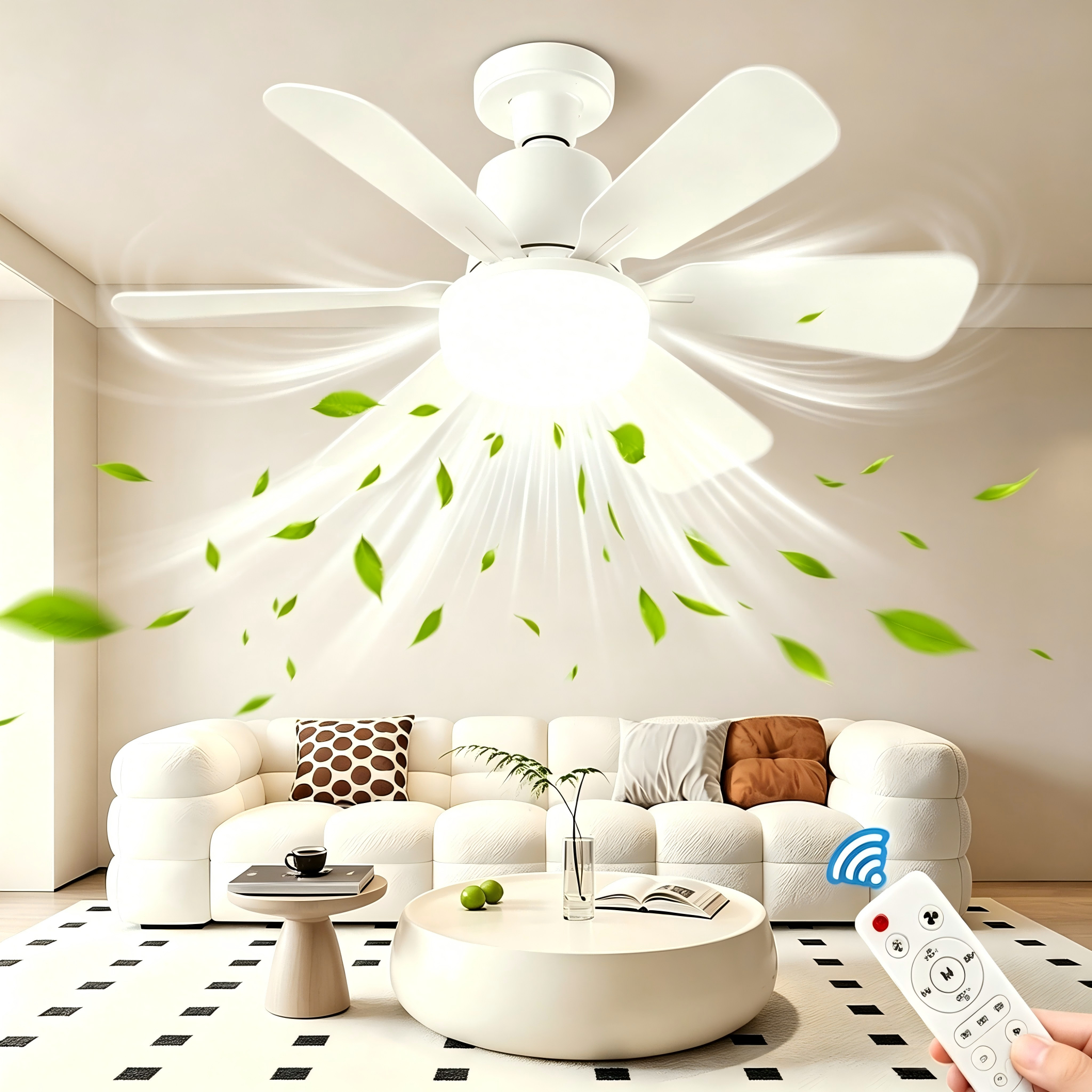 40W Ceiling Fan with Remote Co - Smart Ceiling Fan avis et prix